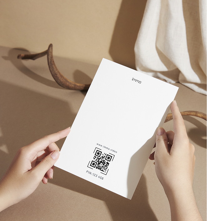 Einladungskarte Geburtstag mit Video – Elegant in Lila - Image 3